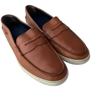 Mens Cole Haan Grand.Os Brown Leather Almond Toe Penny Loafers Size 11.5‎ M GUC Mens Cole Haan Grand.Os Brown Leather Almond Toe Penny  main image 4